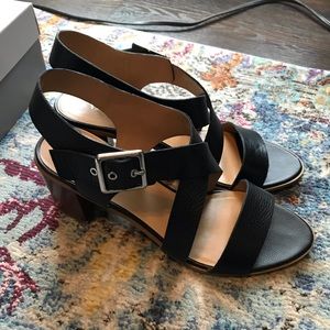 Franco Sarto Helga Black Sandals